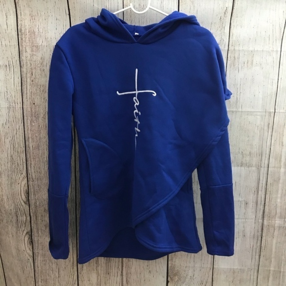 Blue Wrap Hoodie (s)